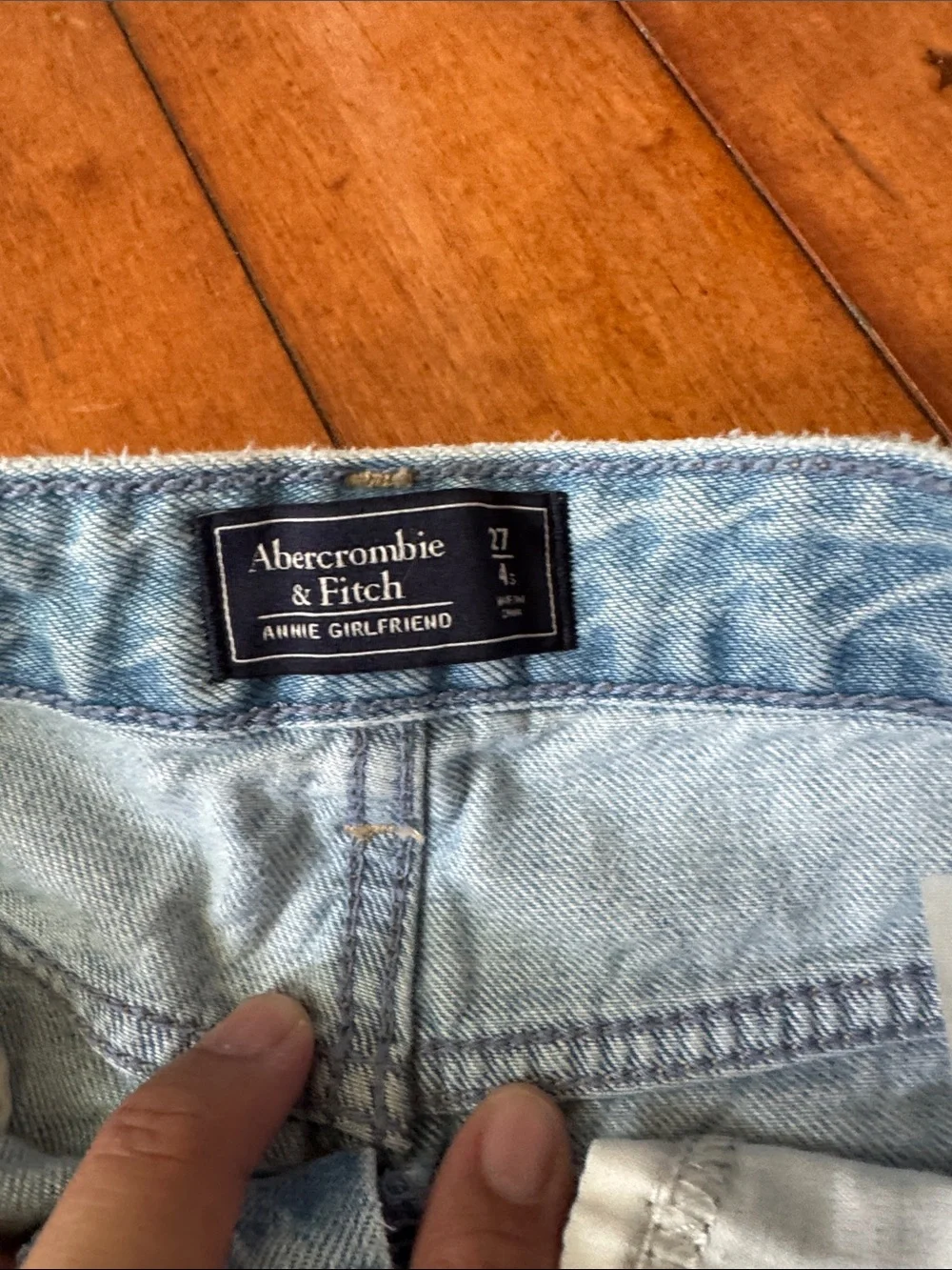 Abercrombie & Fitch Light Blue Straight Leg Jeans